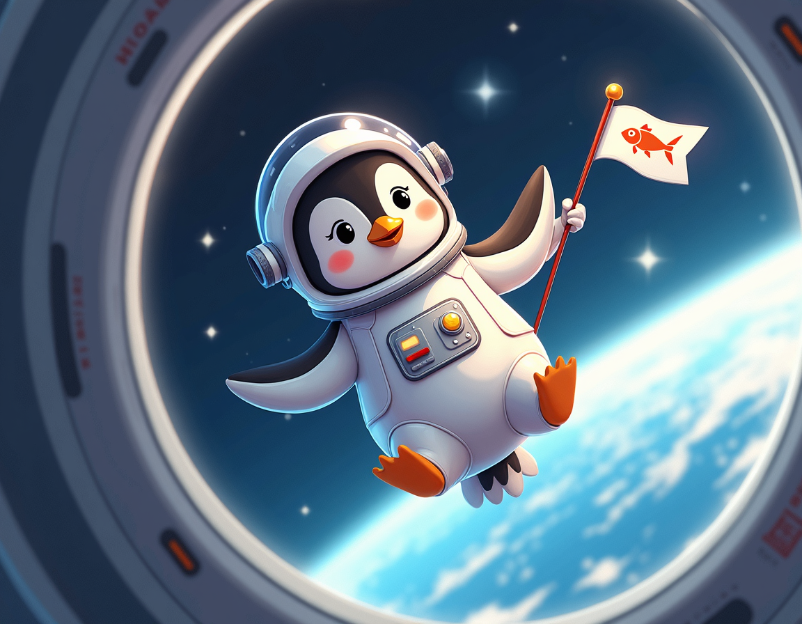 Floating in Space