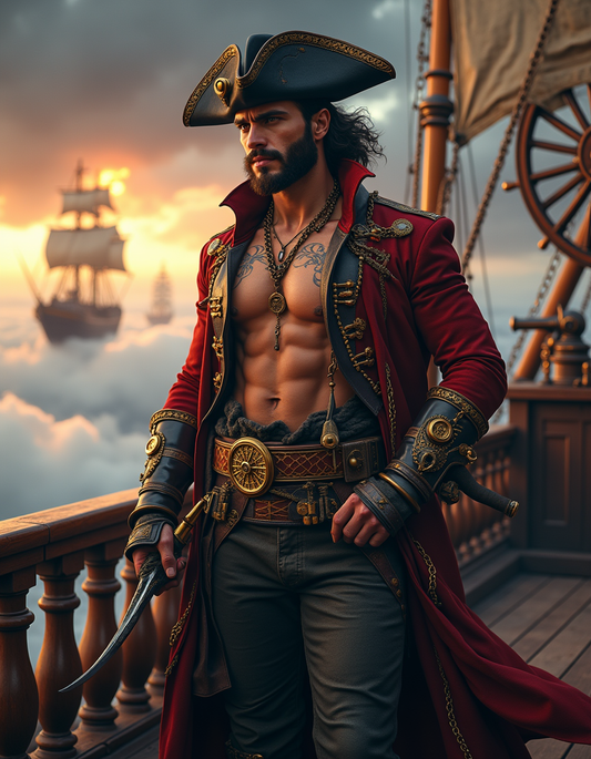 Steampunk Sky Pirate Warrior 1