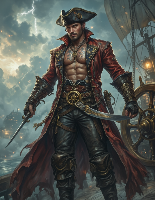 Steampunk Sky Pirate Warrior 5