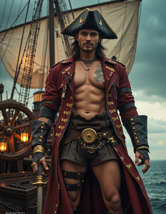 Steampunk Sky Pirate Warrior 6