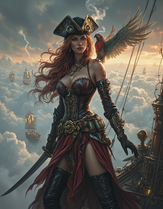 Steampunk Sky Pirate Warrior 14